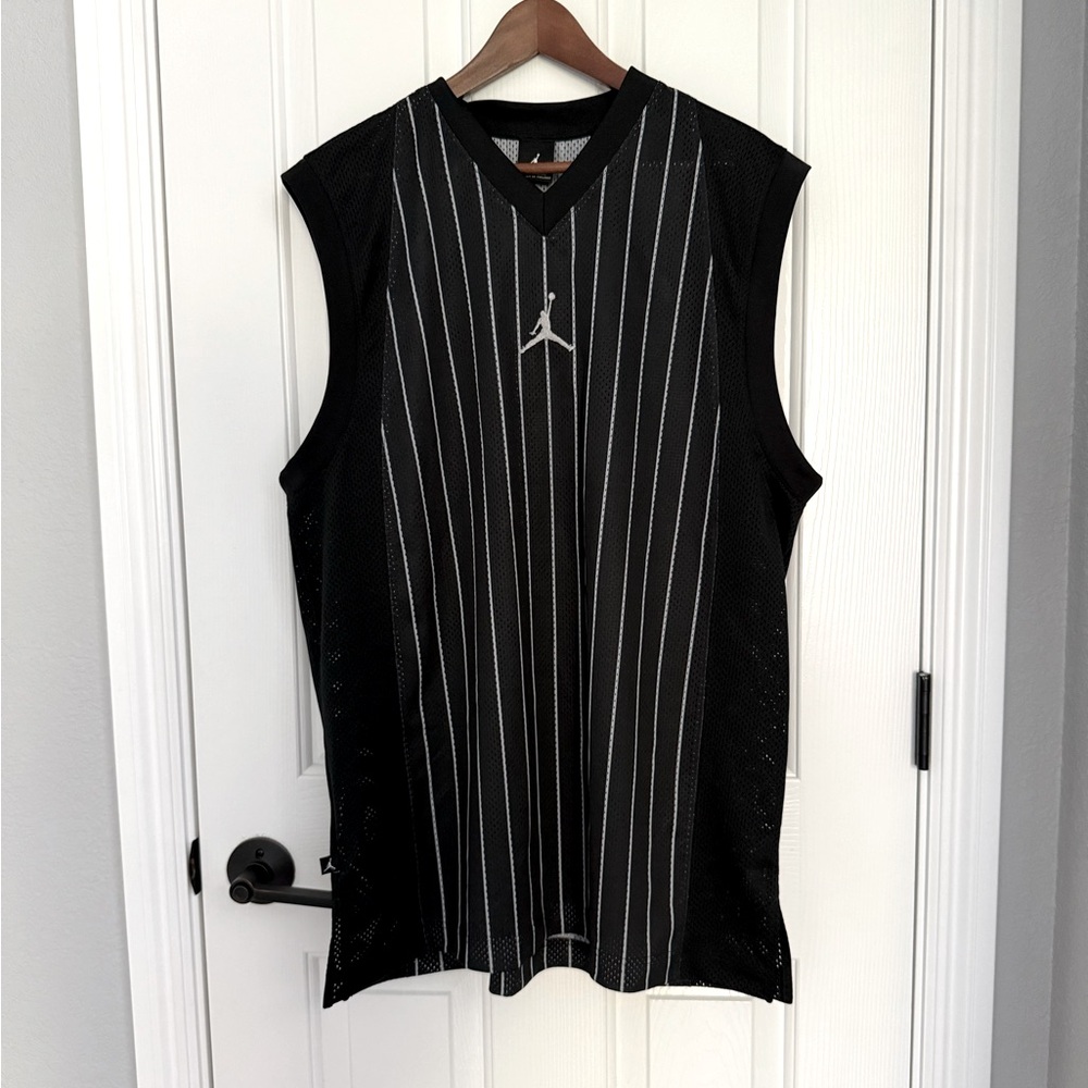 Nike Air Jordan Striped Black Jersey